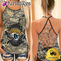 Jacksonville Women’s Camo Criss Cross Tank Top