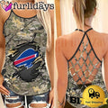 Buffalo Women’s Camo Criss Cross Tank Top