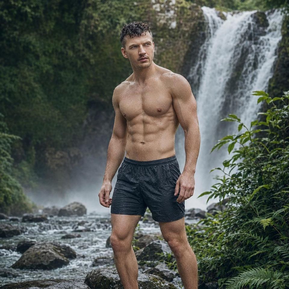 Custom male portrait from photo with a cinematic style