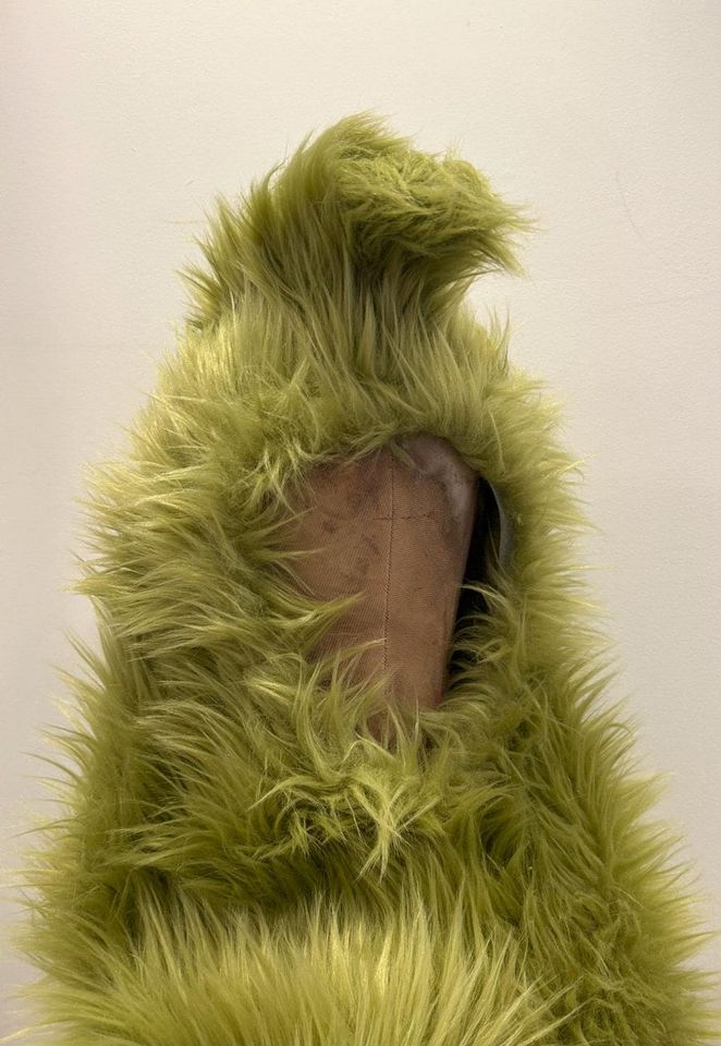 Now Booking July Orders! Green Monster Costume Hood – Christmas Headwear for Kids & Adults. Handmade costumes