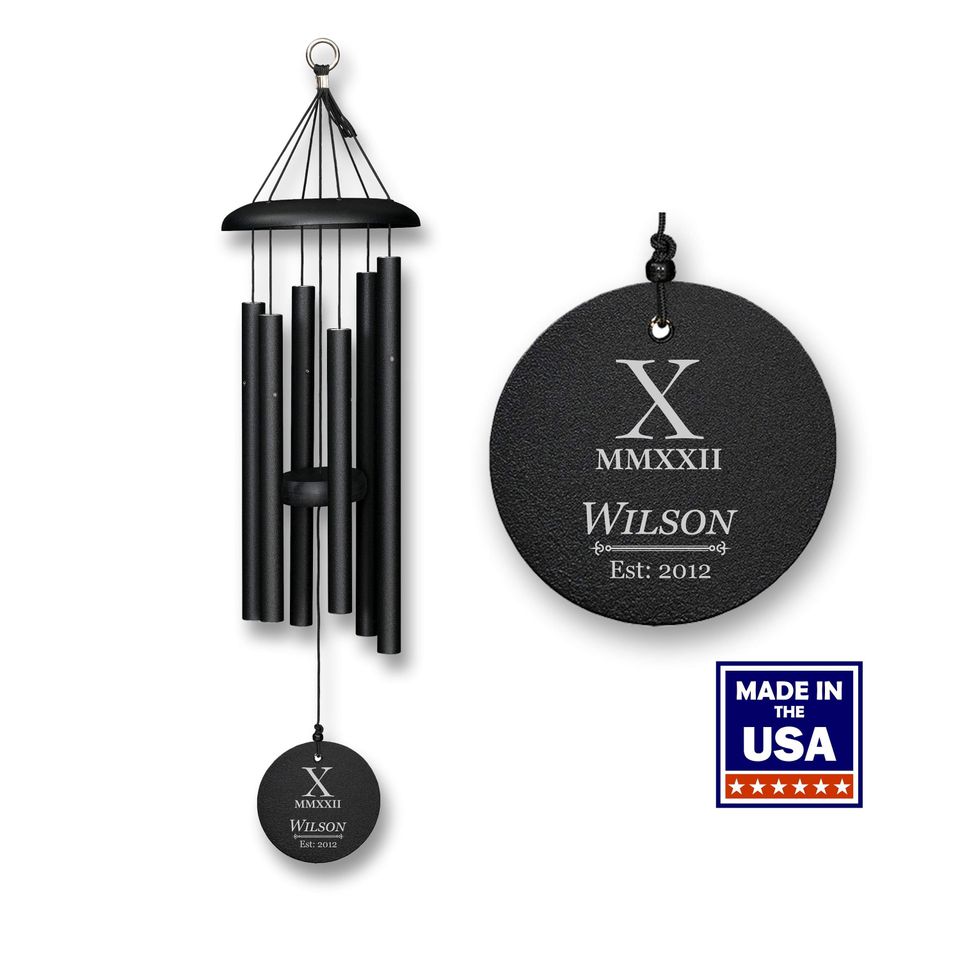 10 Year Anniversary Gift |  Corinthian Bells Wind Chime | 10th Anniversary