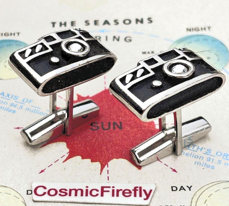 1950's Vintage Camera Cufflinks SWANK USA