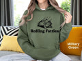 Rolling Fatties Cat Hoodie - Funny Sarcastic Pet Lover Gift