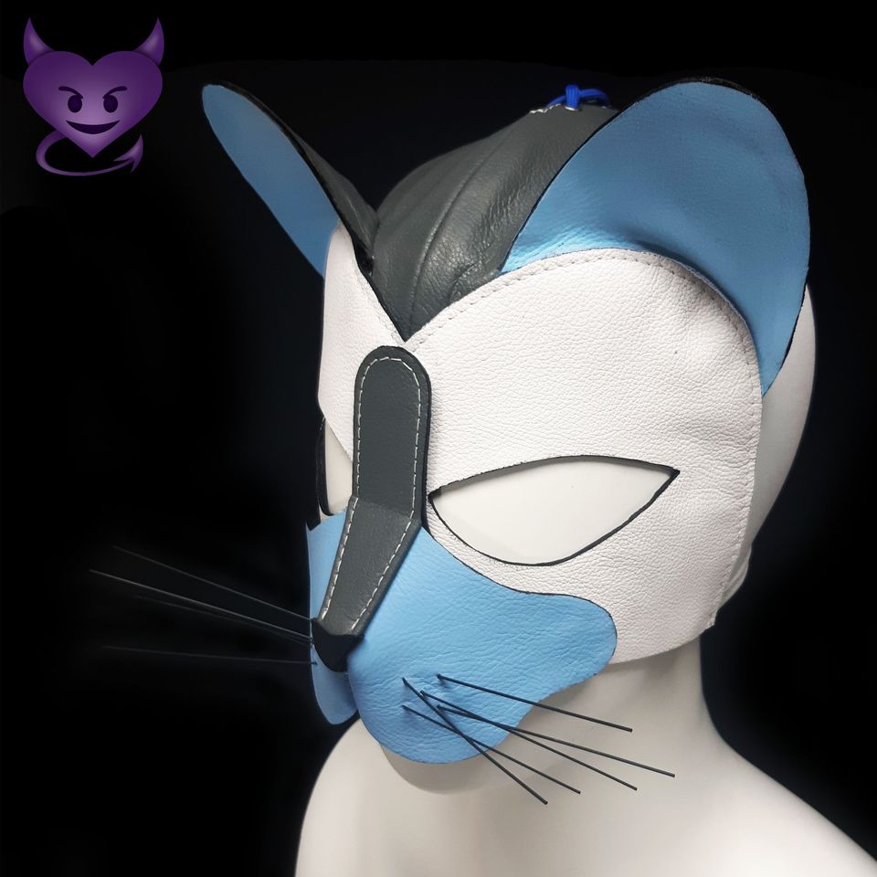 Leather Kitten Cat Hood By Deviant Leather