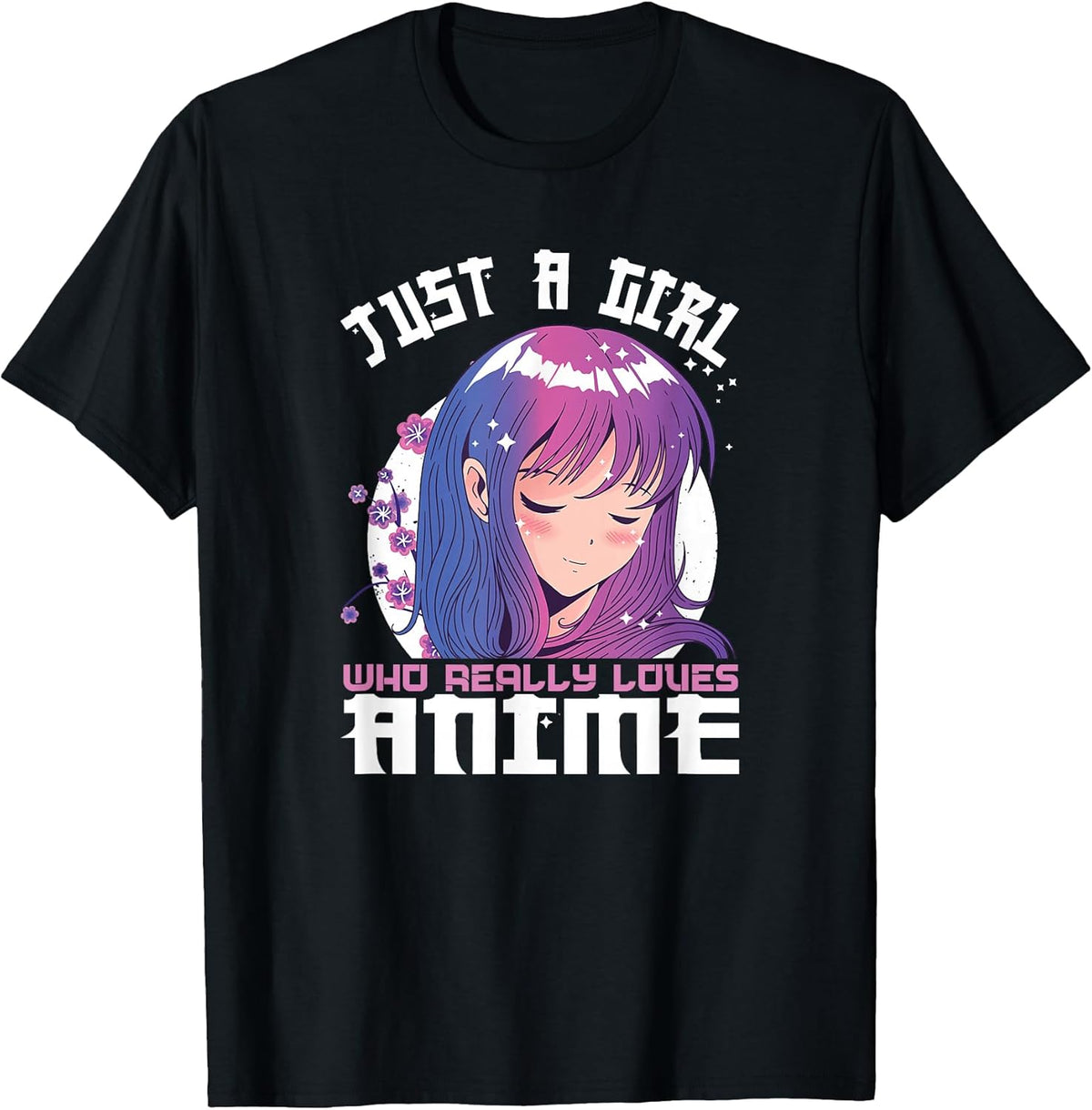 Anime Gifts for Teen Girls Just A Girl Who Loves Anime Unisex , , , Long Sleeve Tee