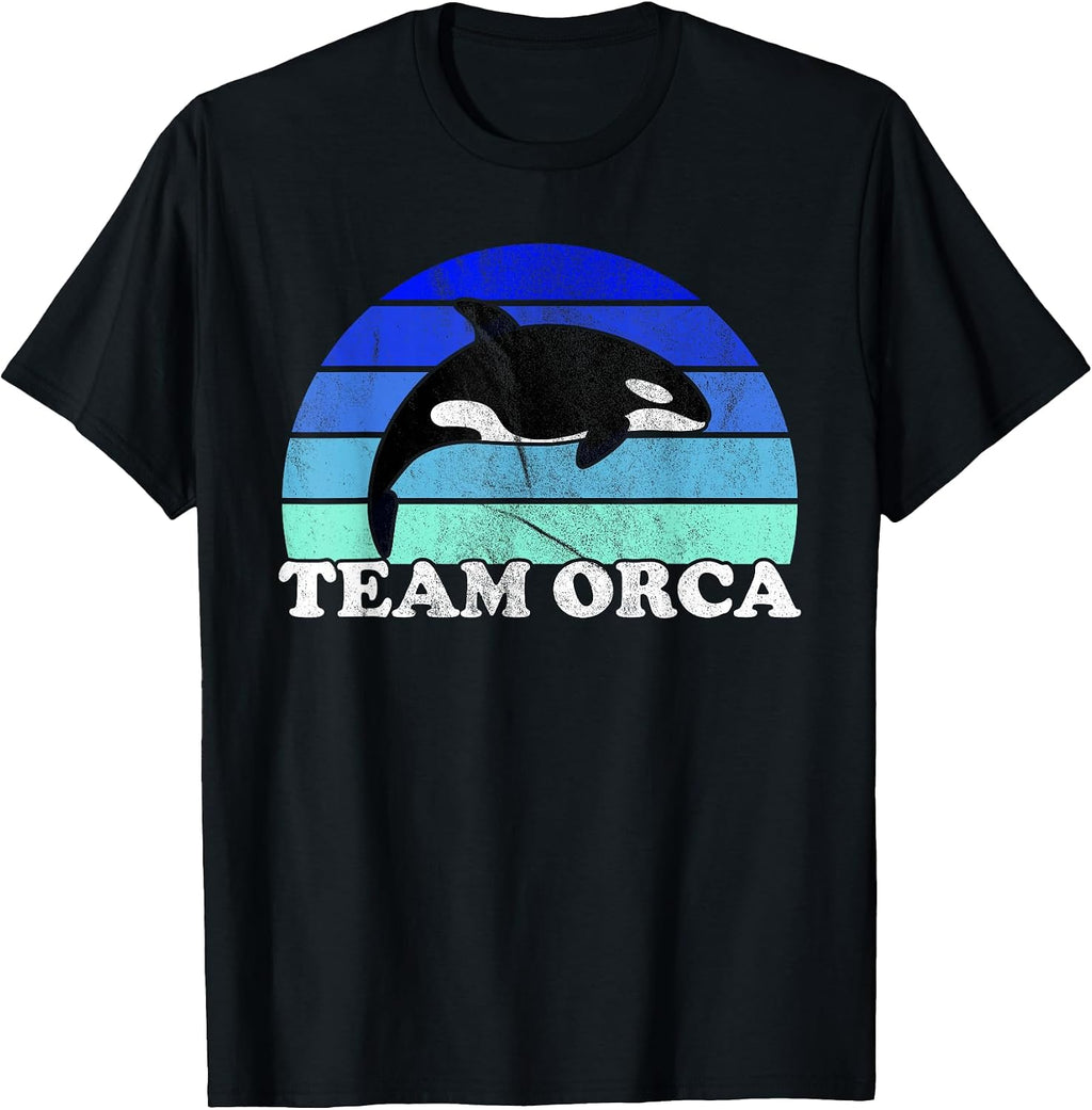 Orca Whale Retro Apparel