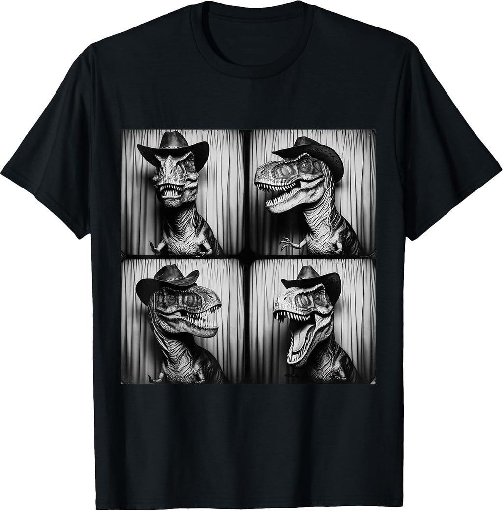 Animal Retro Funny Trex Cowboy Hat Selfie Apparel