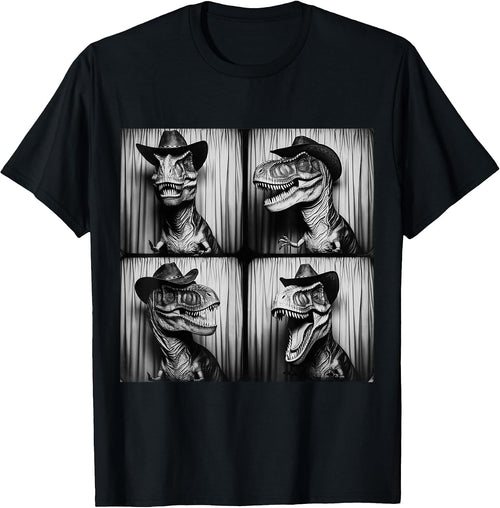 Animal Retro Funny Trex Cowboy Hat Selfie Apparel