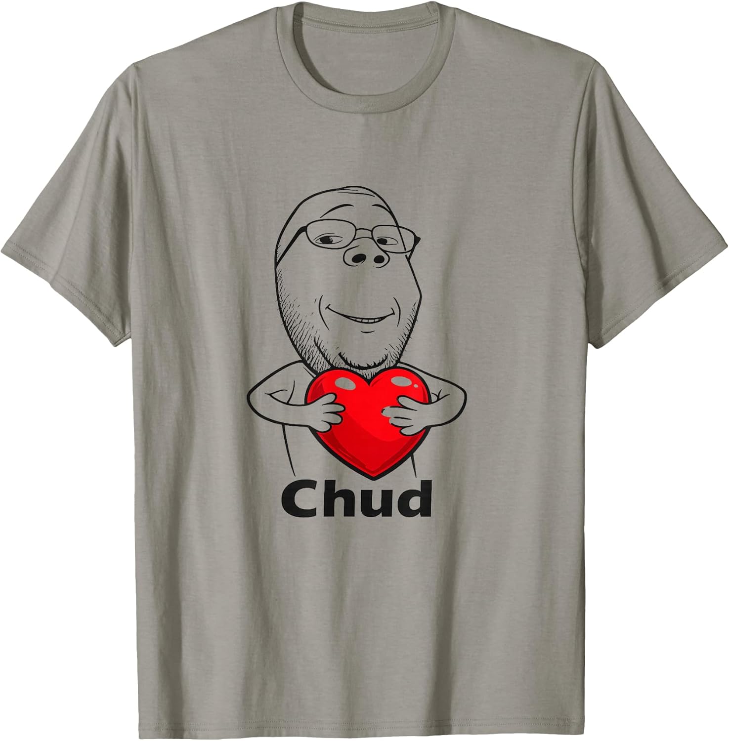 Funny Chud Guy, Chug Aesthetic Viral Meme Culture Internet Unisex , , , Long Sleeve Tee