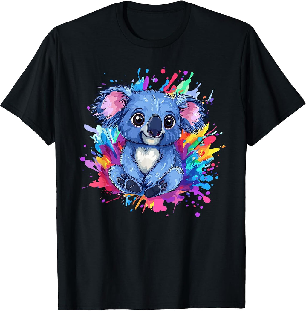 Colorful Koala Vibrant Splash Art