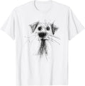 Dog Lover Abstract Scribble Art Cute Puppy Puppy Unisex , , , Long Sleeve Tee