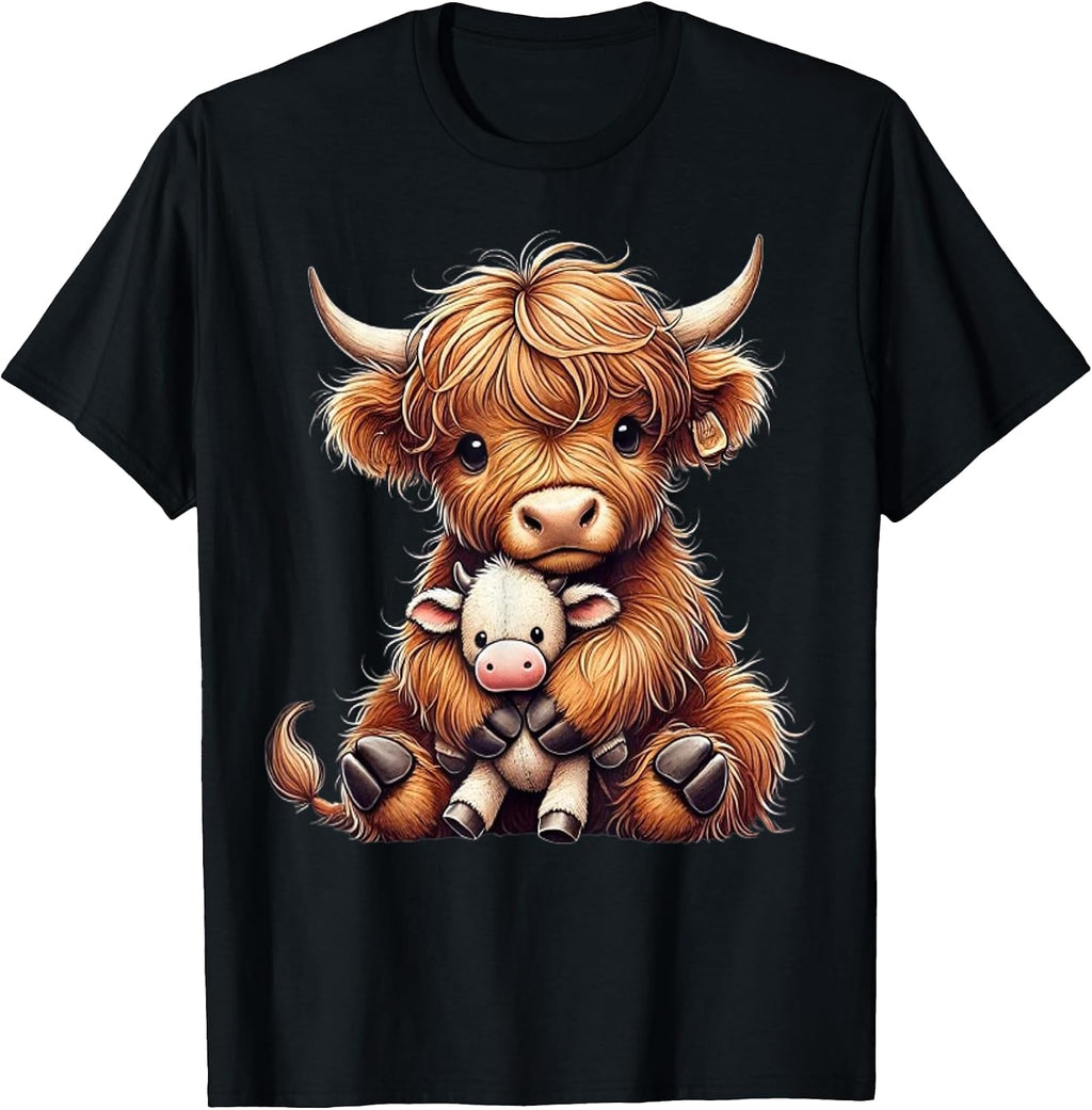 Baby Highland cow Design for kids, men and women