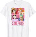 Anime Straw Hat Crew Pop Art Squares Unisex , , , Long Sleeve Tee