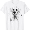 Dog Sketch Line Art Lover Abstract Scribble Art Puppy Unisex , , , Long Sleeve Tee