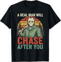 Vintage Halloween Costume Real Man Will Chase