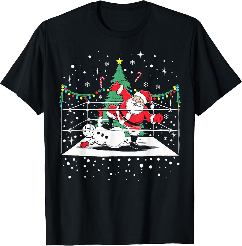 Cute Christmas Wrestling Design For Men And Women