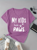 Dog Grandma Graphic for Women Cute Pet Lover Short Sleeve Tee Casual Relaxed Fit Top Soft Outfit