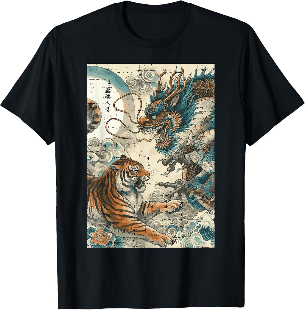 Japanese Shirts Ukiyo-e Art Men Women Kids Gifts