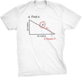 Find X T Shirt Funny Saying Math Teacher Graphic Sarcastic Gift Novelty Dad Joke Unisex , , , Long Sleeve Tee