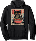 Cat Ramen Japanese Funny Kawaii Cat Graphic Mens Gifts Anime Pullover Unisex , , , Long Sleeve Tee