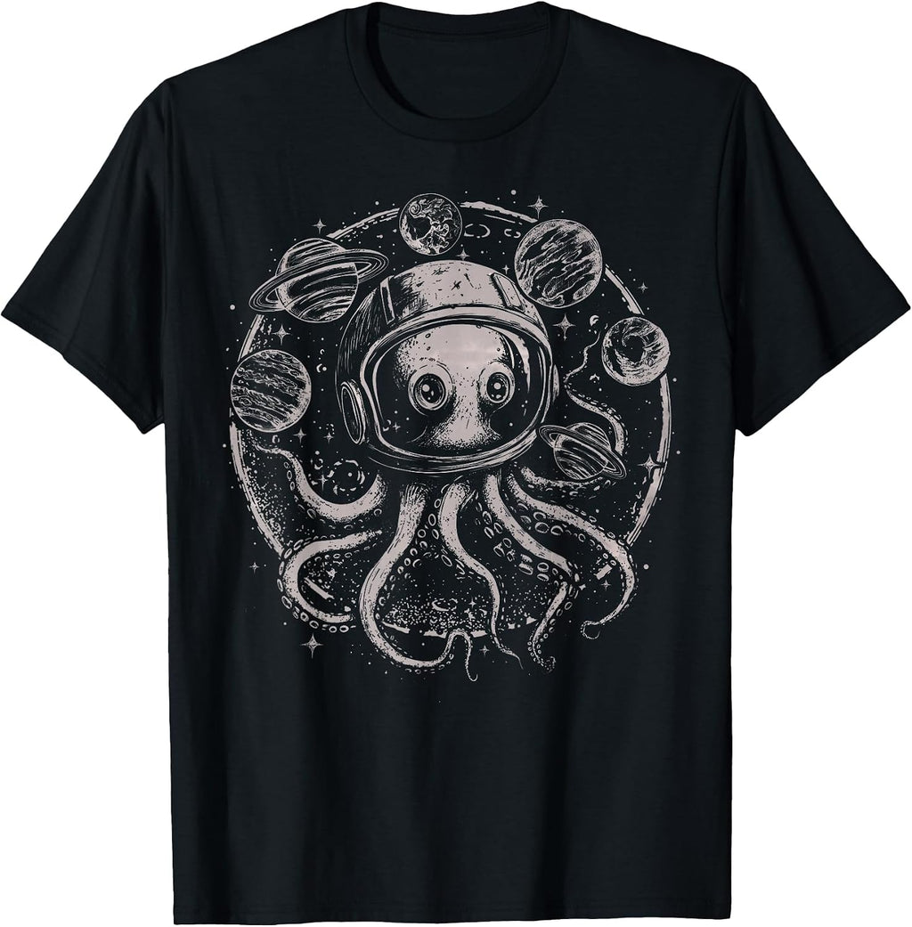 Octopus Monster Galaxy Planets Shirts & Gifts