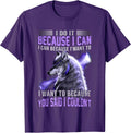 Wolf I Do It Because I Can Because I Want To Tees