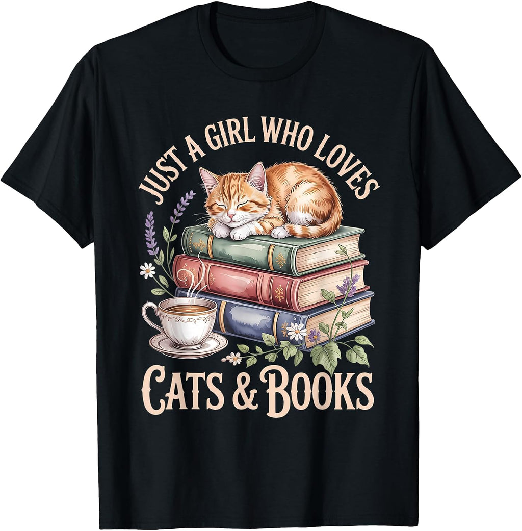 Cozy Bookworm Reader & Cat Lover Aesthetic Co.