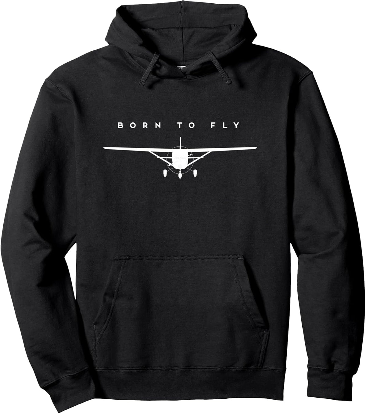 Single Engine Prop Airplane Shirt Born to Fly - Pullover Unisex , , , Long Sleeve Tee