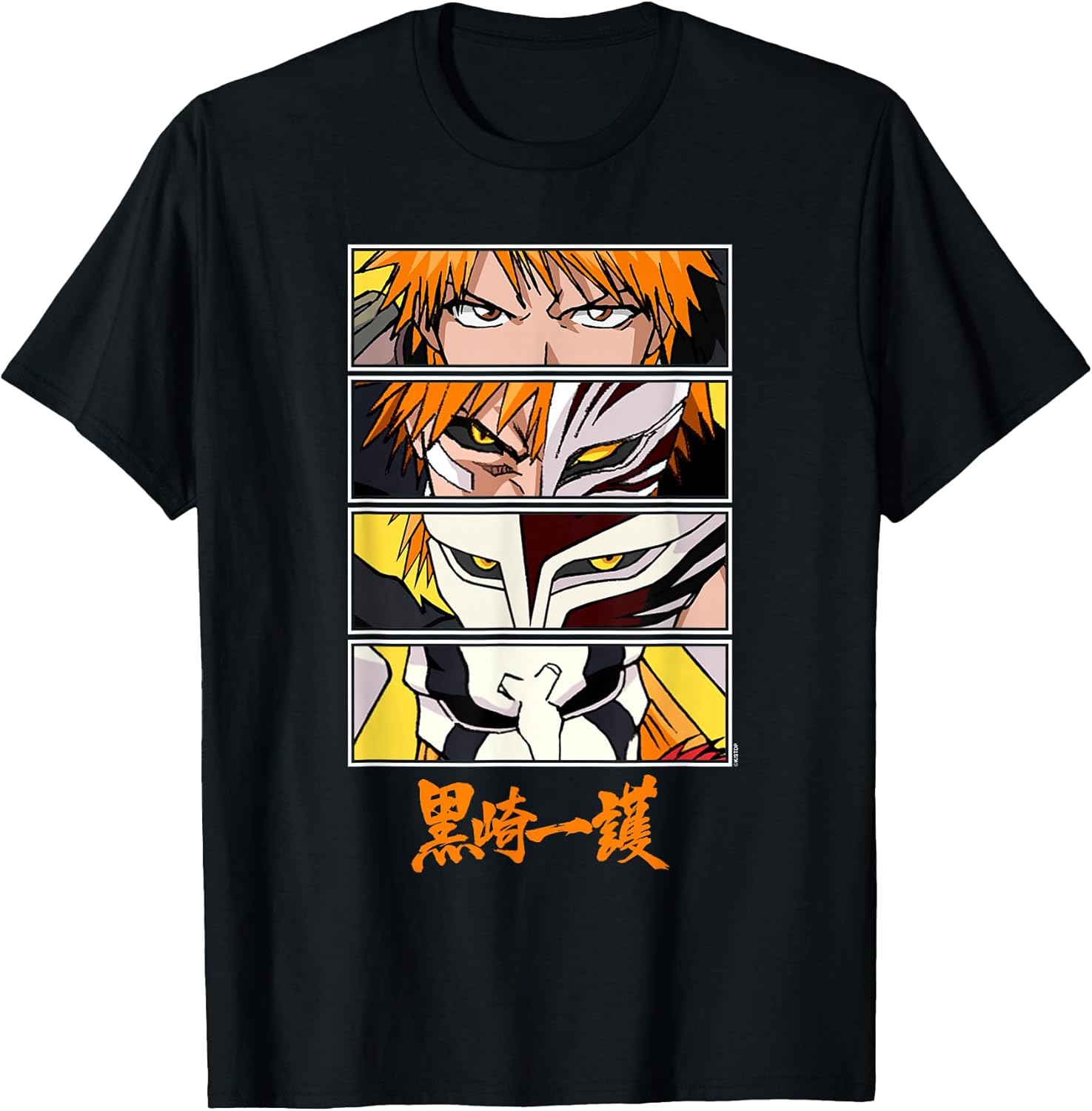 Ichigo Mask Evolution Anime Eyes with Kanji Unisex , , , Long Sleeve Tee