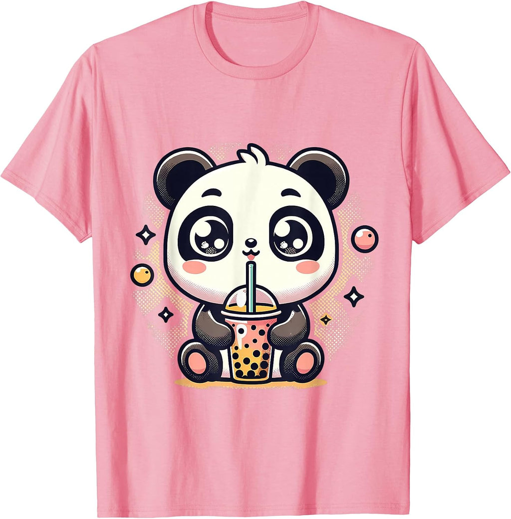 Kawaii Chibi Panda Bear Bubble Tea Boba Outfits