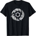 Distressed Crimson Desert Symbol of Pywel Design for Gamers Unisex , , , Long Sleeve Tee