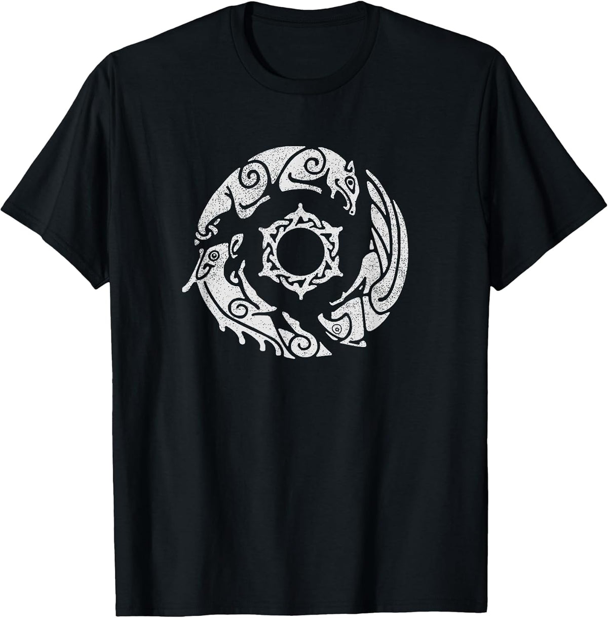 Distressed Crimson Desert Symbol of Pywel Design for Gamers Unisex , , , Long Sleeve Tee