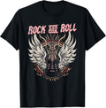 Rock & Roll Guitar Vintage Rock Women Rock Band Music Unisex , , , Long Sleeve Tee