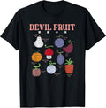 Anime Devil Fruit Varieties Illustration Unisex , , , Long Sleeve Tee
