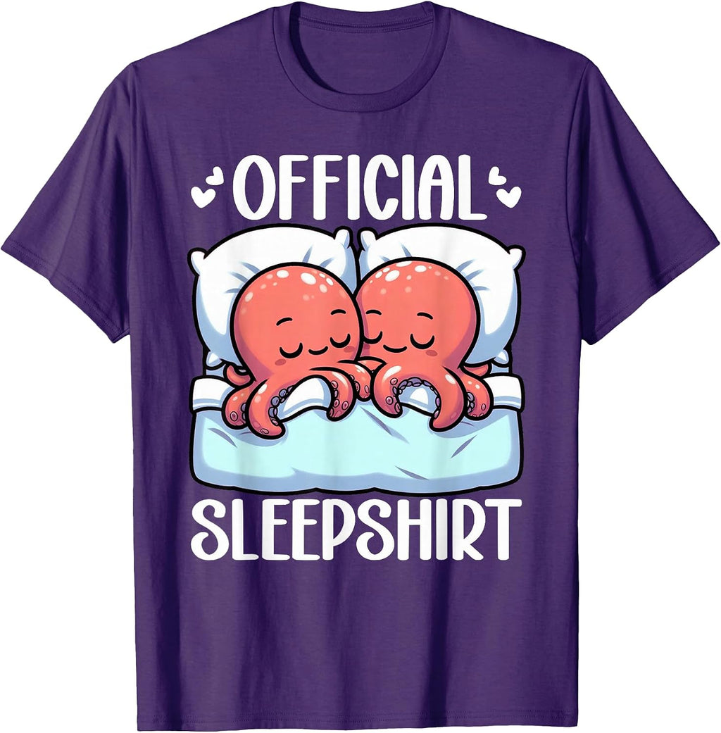 Official Pajamas for Lazy Sleepyheads and Octopus