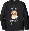 Golden Retriever Design for Dog Lovers and Pet Parents Long Sleeve Unisex , , , Long Sleeve Tee