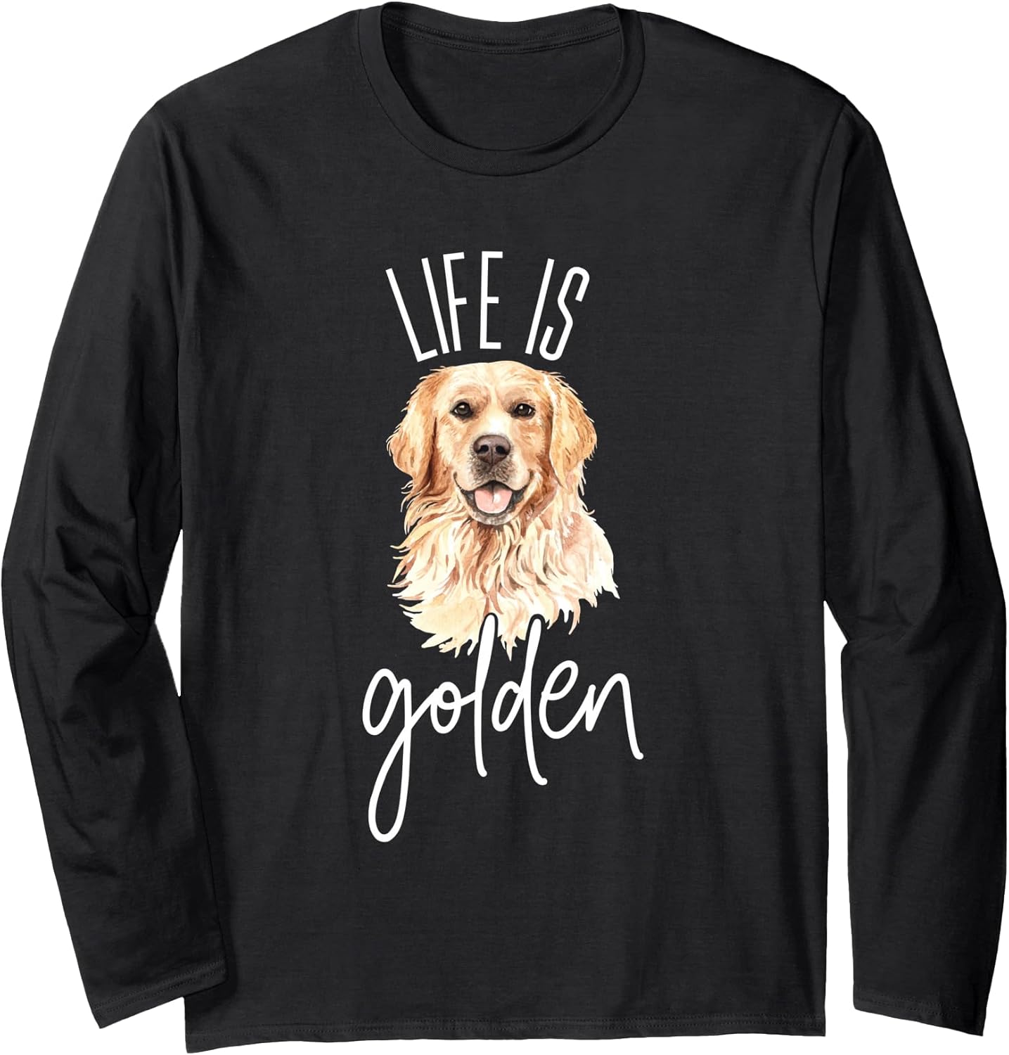 Golden Retriever Design for Dog Lovers and Pet Parents Long Sleeve Unisex , , , Long Sleeve Tee