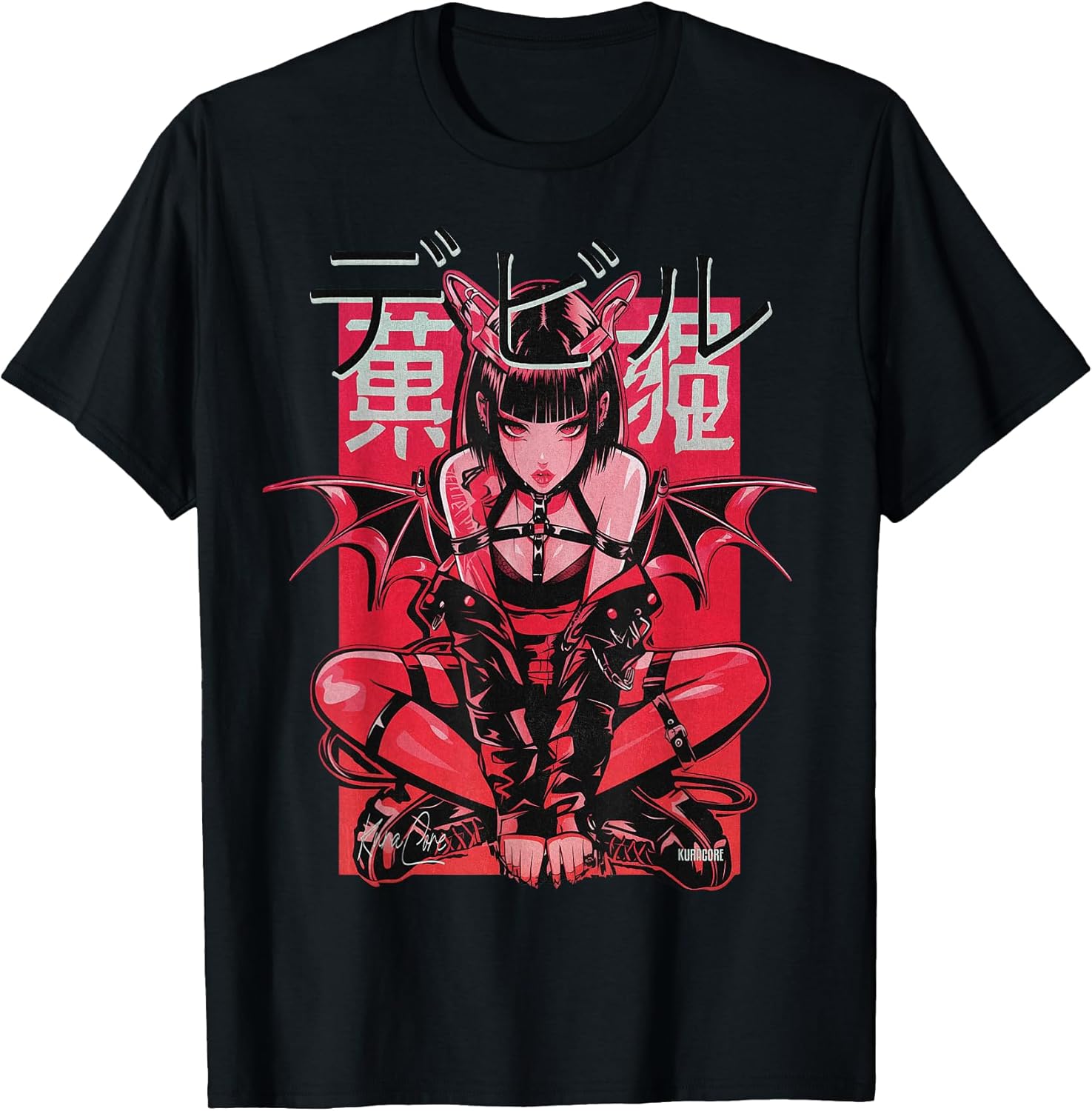 Japan Streetwear Cyberpunk Y2K Techwear Retro Manga Anime Unisex , , , Long Sleeve Tee