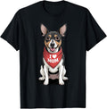 I Love Mom Rat Terrier Lover Dog Mother's Day Unisex , , , Long Sleeve Tee