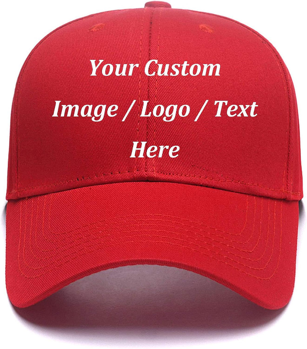 Custom Baseball Hat,Snapback.Design Your Own Adjustable Metal Strap Dad Cap Visors Unisex , , , Long Sleeve Tee