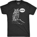 Mens Whom Owl T Shirt Funny Grammar Nerd Sarcastic Graphic Novelty Tee Unisex , , , Long Sleeve Tee