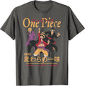 Anime Sanji Luffy Zoro Kanji Collage Pirate Unisex , , , Long Sleeve Tee