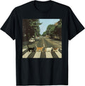 Road to Abbey Cats Parody Funny Cat Mom Lover Crossing Unisex , , , Long Sleeve Tee