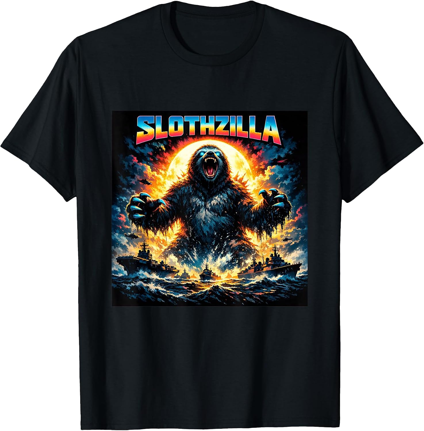 Retro Sloth Gifts For Women Men Kid Cute Animal Co
