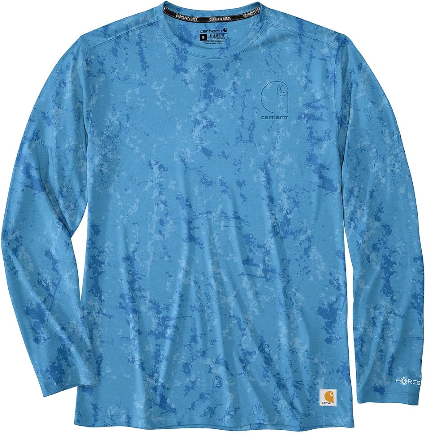 Men's Force Sun Defender™ Relaxed Print Ls Unisex , , , Long Sleeve Tee