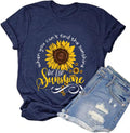 When You Can't Find The Sunshine Be The Sunshine Women Graphic Shirt Sunflower Shirt