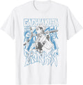 Zanka Pose with Blue Logo Graffiti Anime Unisex , , , Long Sleeve Tee