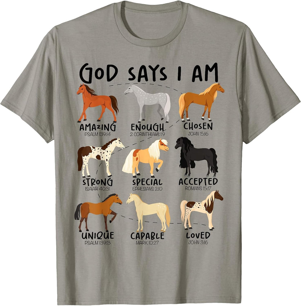 Religious Christian Bible verse Horse Lover