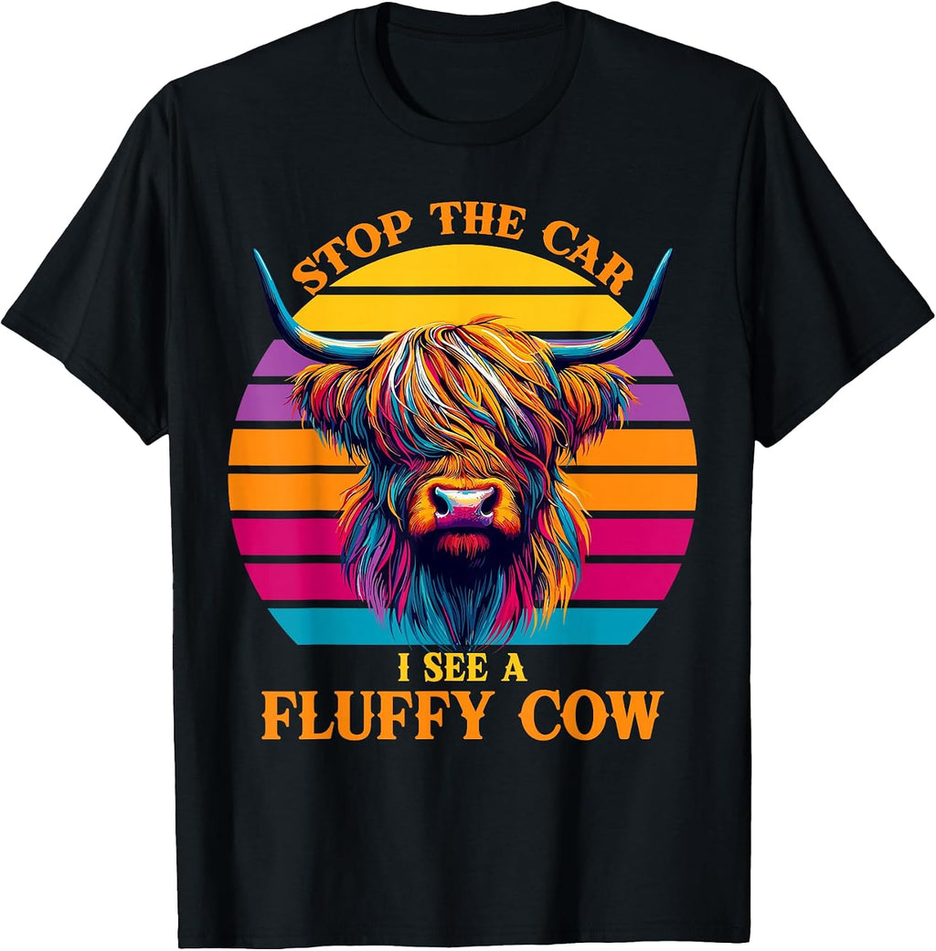 Stop The Car I See Fluffy Cow Highland Cow Lover