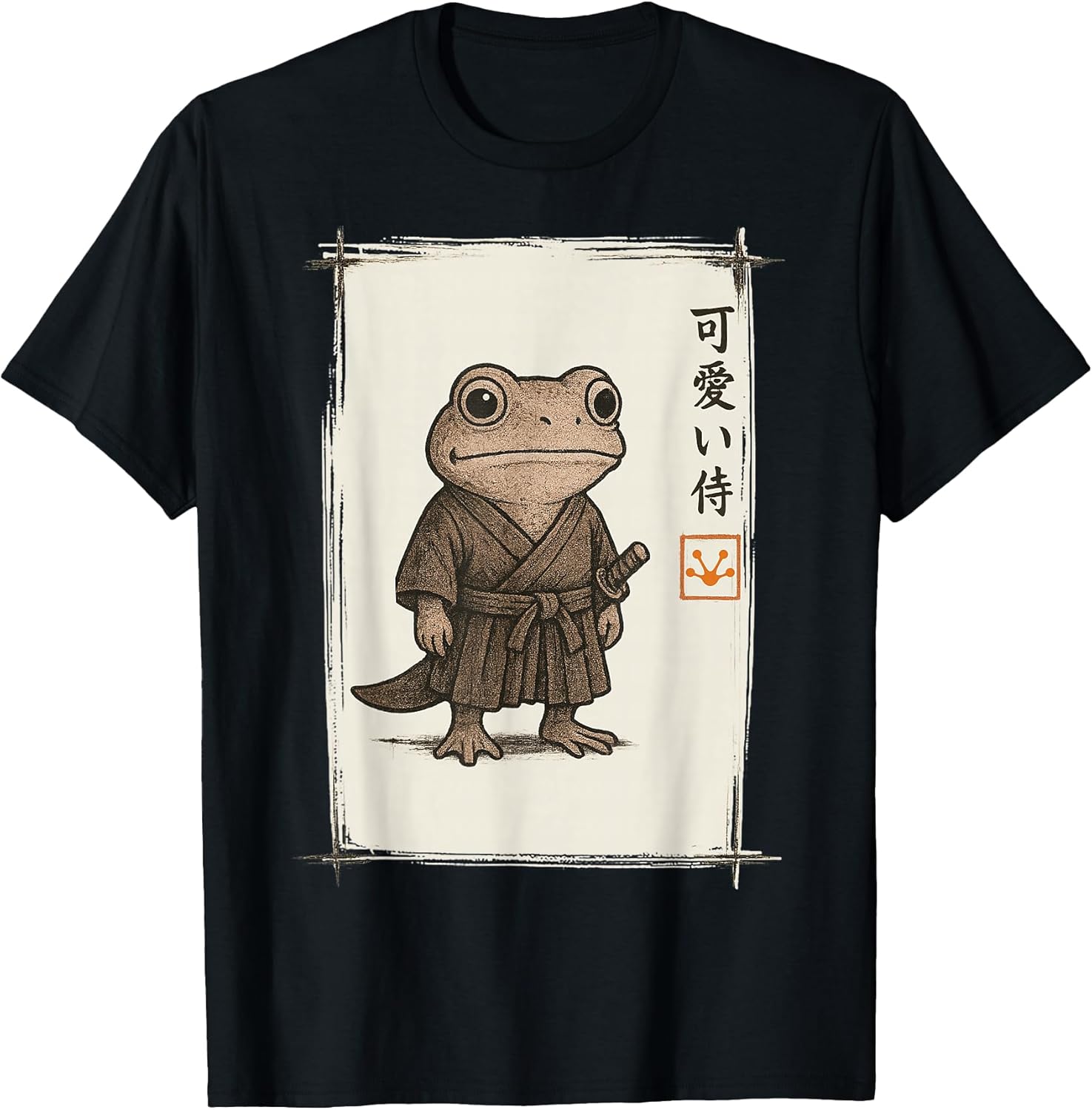 Samurai Frog Japanese Art Anime Funny Gifts Men Women Kid Unisex , , , Long Sleeve Tee
